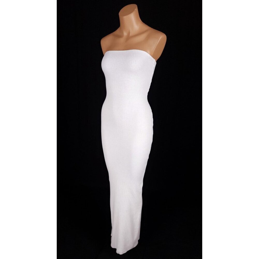 Binya Alicia Maxi Dress Size XS White SSENSE Exclusive $170 - Picture 4 of 16